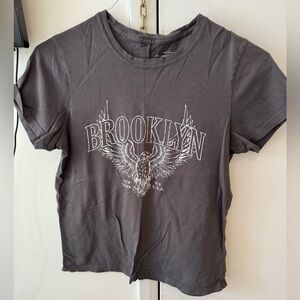 Abercrombie & Fitch Gray Brooklyn Tshirt Cotton